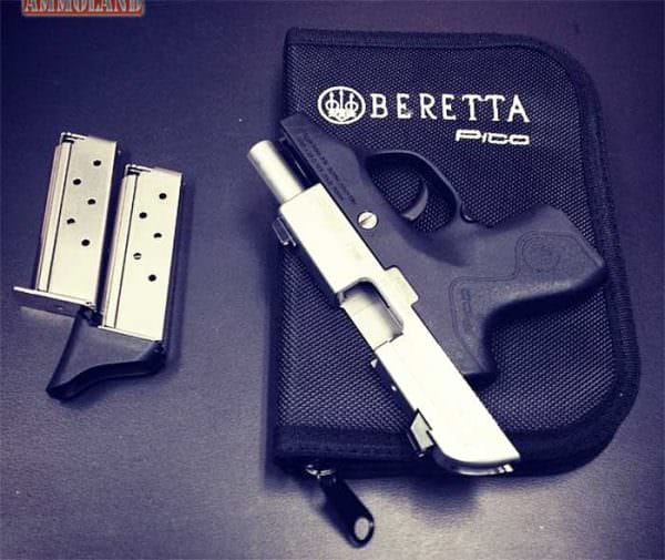 Beretta Pico Pistol comes with two magazine options