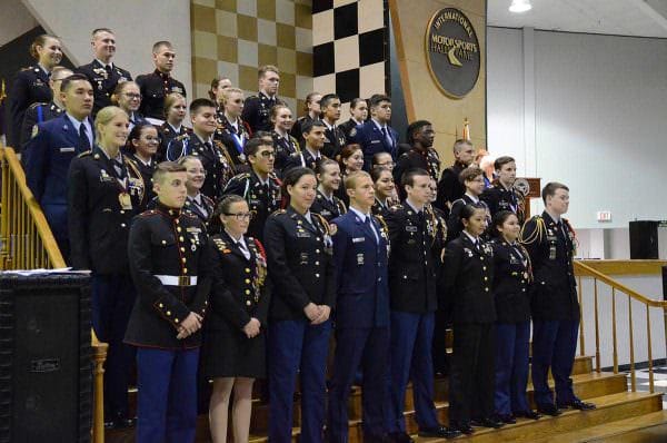 Over 35 talented juniors received their Distinguished Air Rifle badges at the awards banquet.