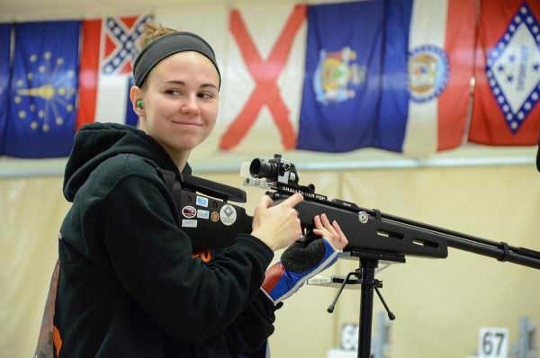 Emma Thompson earned second place in the sporter class competition, despite a cold.