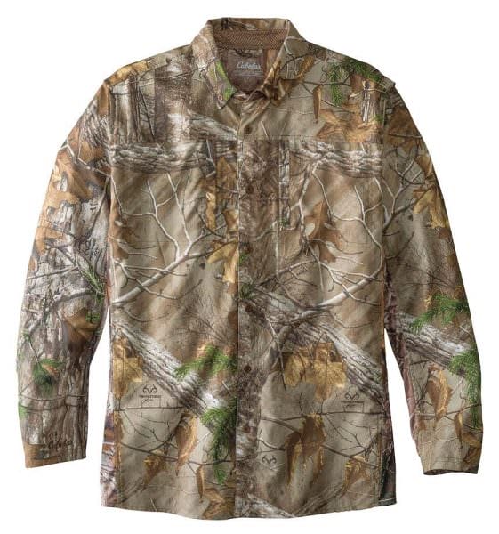 Cabela's Men's Scout Seven Button Shirt in Realtree-Xtra