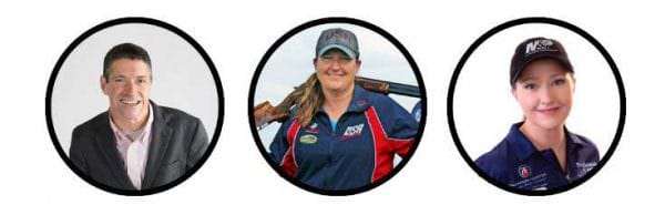 John O'Leary, Kim Rhode, Julie Golob