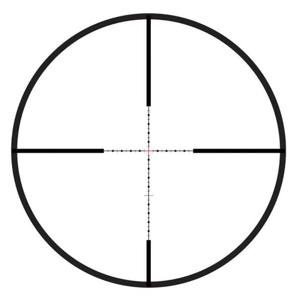 Meopta MeoTac 3-12x50 RD Tactical Scope's MilDot 3D Reticle