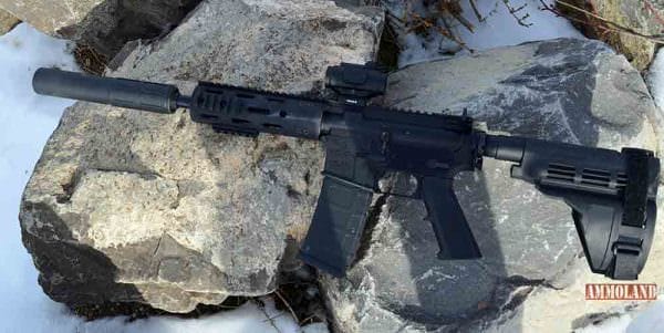 Innovative Arms Interceptor Silencer 762 on 300 Blackout Pistol