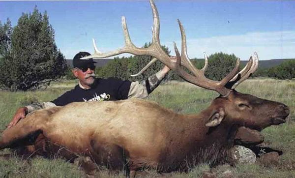 6x7 Bull Elk taken with one shot @ 440 yards by Dr. Donnie MacDougall with a 7mm WSM reload per the preceding instructions for Reloading for Long Range Shooting.