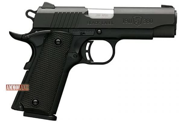 Browning Black Label 1911-380 Medallion Pro Handgun with Composite Black Grips