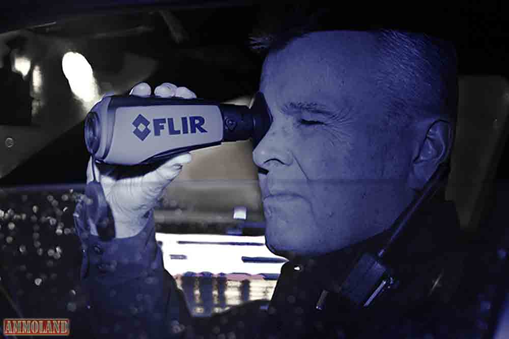 A FLIR Scout Series thermal imaging camera is affordable for individual officers and can make the job at the tip of the spear both safer and more efficient. Photo by Brent Wheat