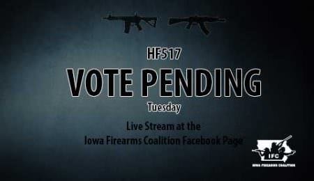 Iowa Senate Voting on HF517 Tuesday