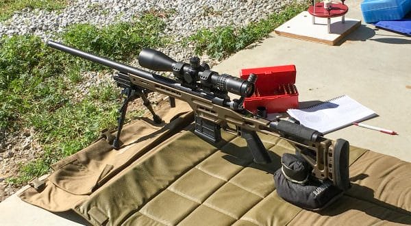 For this NRA High Power F-Class competition, I used this Masterpiece Arms BA Lite PCR Competition model chambered in 6.5 Creedmoor.