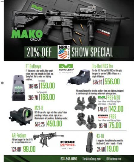 Mako Group NRA Show Flyer