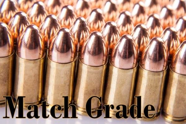 What Does "Match Grade" as in Match Grade Ammo or Guns Actually Mean? Match Grade Ammo Ammuntion 9mm