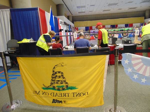 NRA Annual Meeting Pyramid Air gun range.