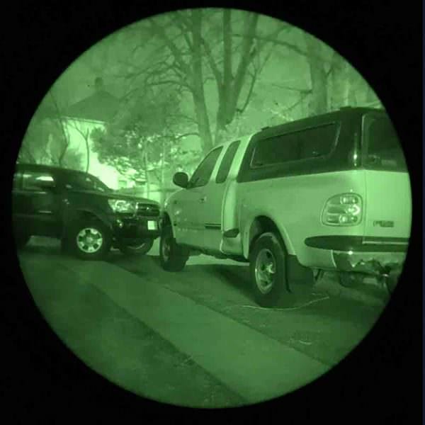 The “green glow,” monochromatic image denies the NVG viewer critical visual information: color. 