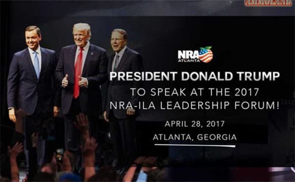 President Trump to Speak at 2017 NRA-ILA Leadership Forum