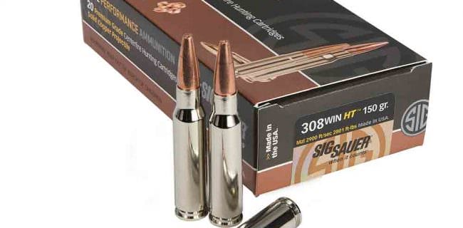 SIG SAUER Introduces SIG HT Hunting Ammunition in 308 Win