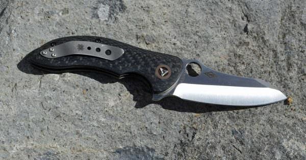 Of course you get the trademarked Spyderco hole that lets the world know that you are carrying a Spyderco, but you also get Carey's well-known index finger flipper.