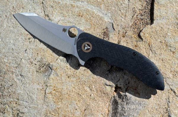 Spyderco Peter Carey Magnitude Carbon Fiber Knife Open