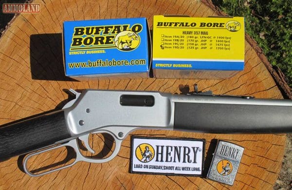 Henry Big Boy All Weather Rifle and 357 Magnum Ammo from Buffalo Bore