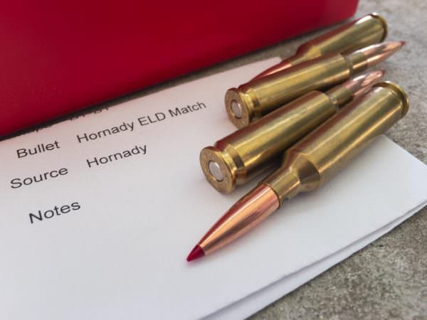 These Hornady 140-grain ELD Match projectiles are built for distance but even they can't defy gravity. 