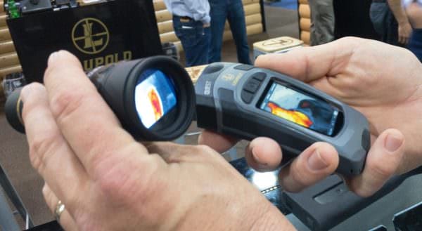 The Leupold LTO Tracker (left) has more range and better resolution but the Quest also packs a flashlight.
