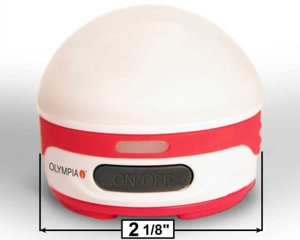 Olympia WD180 Wilderness Lantern Size