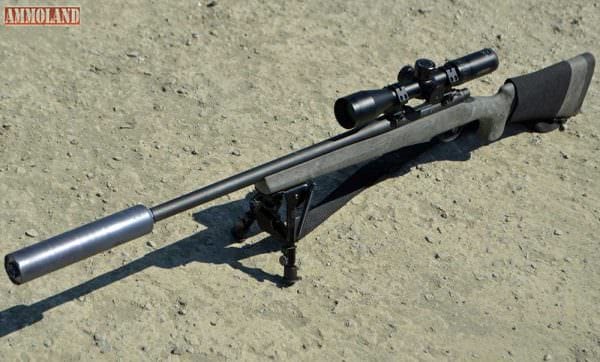 Q Full Nelson Silencer and a Remington 700 Long Gun in .308 Win