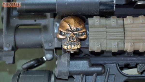 Steel Flame AR15 Rail Skull