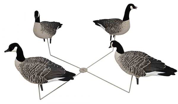 Each X-Stand holds four Avian-X full-body decoys. (Decoys not included)