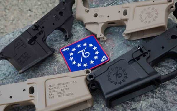 Aero Precision 4th of July Special Edition Betsy Ross Receivers Now Available!