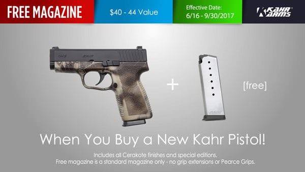 Kahr Arms Free Magazine Banner