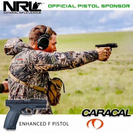 NRL, Caracal Official Pistol Sponsor