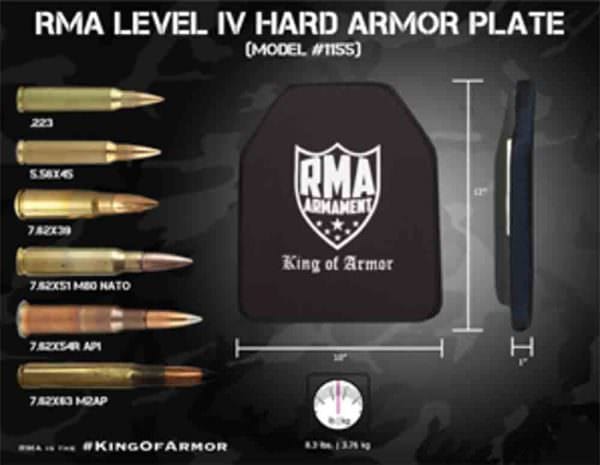 RMA Armament Unveils it's Newest NIJ .06 Level IV Hard Armor Plate