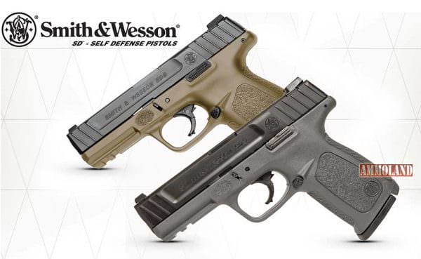 Smith & Wesson Adds Flat Dark Earth & Gray Frame Models to SD Pistols