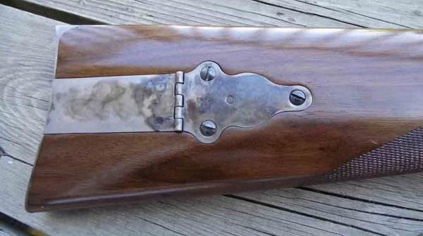 The Uberti 1874 Sharps Down Under Rifle has movie details like the pewter endcap and patchbox-style butt, that really bring out the spirit of the film while still looking authentic to the historical Sharps models.