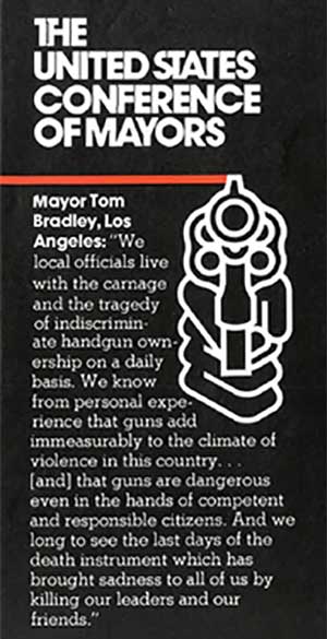 Anti Gun Mayor Tom Bradley