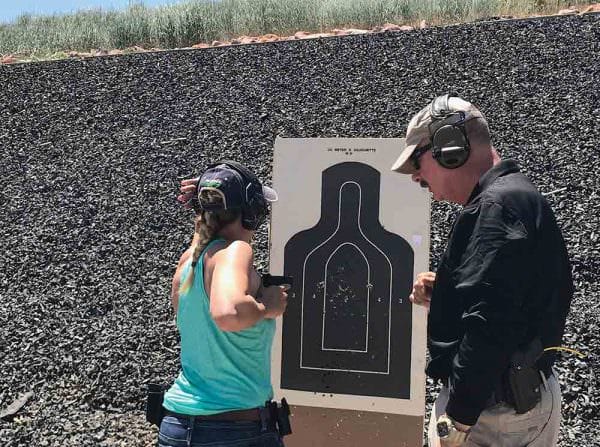 A Colorado school staffer receives individual instruction during FASTER training earlier this year. Photo by Complete Colorado