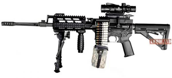 FightLite Dual-Feed Squad Automatic MCR Mission Configurable Rifle