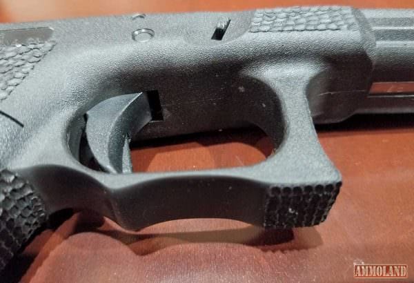 Glock 17 Trigger Guard with Custom Stippling