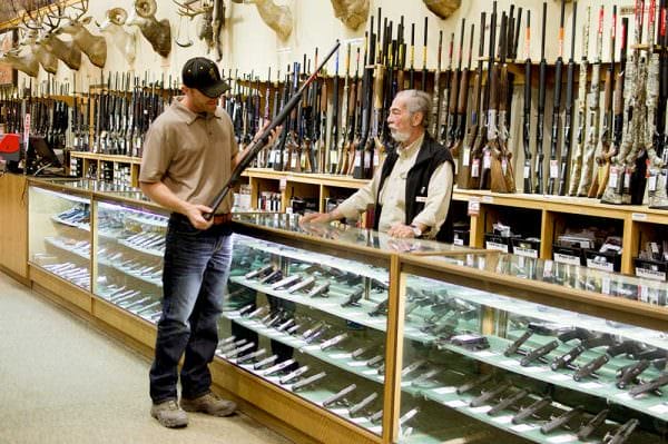 Gun Shop Gun Counter Store Retailer