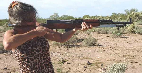 SKS loaded with 7.62x39