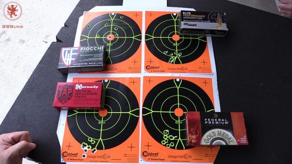 Hot-barrel ten shot groupings with the Stag Arms Model 10S Rifle. Caldwell Stinger Rest, Warne SKEL mount, and Nikon Black X1000 4-16x used.