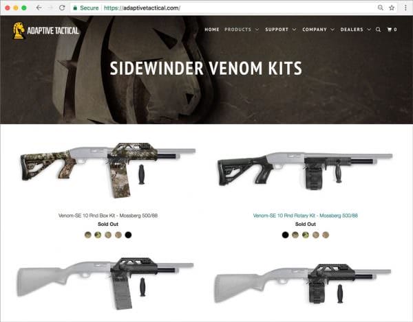 Adaptive Tactical Product Page