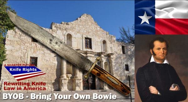 BYOB - Bring Your Own Bowie at The Alamo Texas Bowie Knife Liberty Celebration