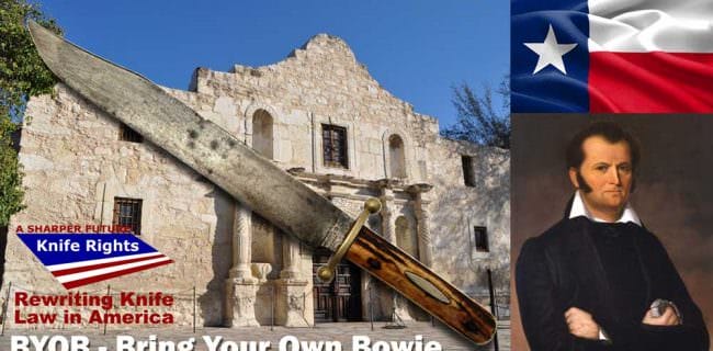 BYOB - Bring Your Own Bowie at The Alamo Texas Bowie Knife Liberty Celebration