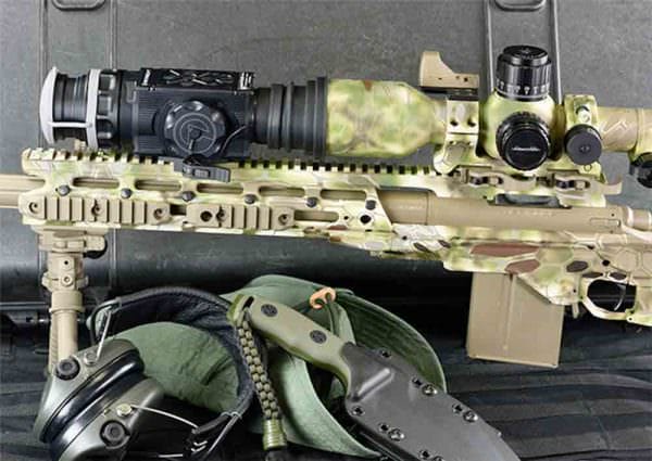 Add-on thermal imagers like Armasight by FLIR’s Apollo Pro require real estate in front of the primary optic. This is not a concern for most AR platforms and MSRs, many of which come equipped with a long rail. It is a simple matter for an armorer to install an aftermarket full-rail fore-end if your rifle isn’t so equipped.