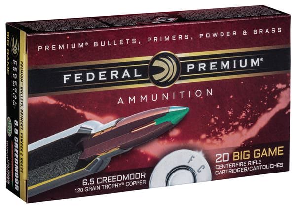 Federal Premium 6.5 Creedmoor Trophy Copper Line