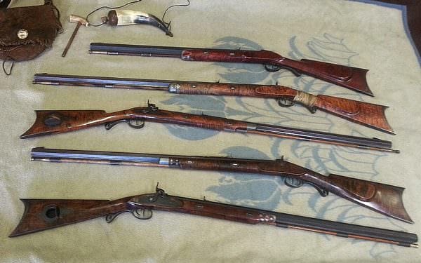 Five of Don Fritz' Personal Guns