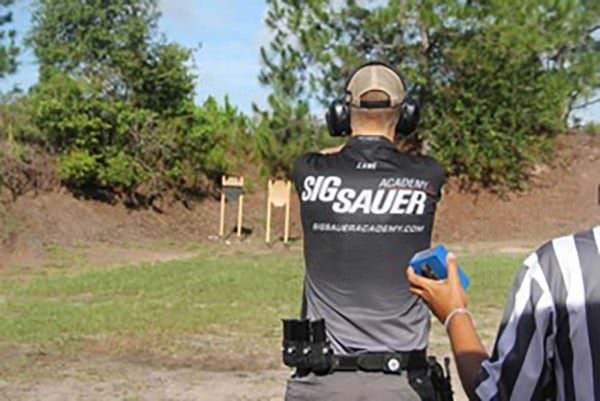 Lane was also thankful SIG Sauer Academy provided him range time and the ability to easily set up practice drills.