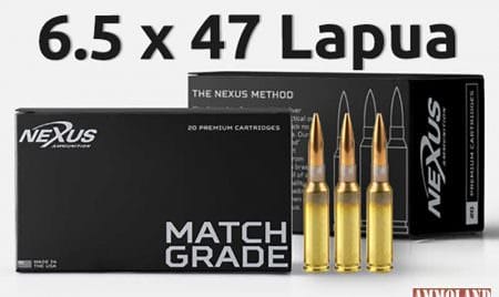 Nexus Ammunition 6.5x47 Lapua 140gr Match