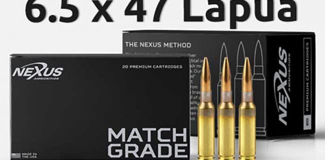 Nexus Ammunition 6.5x47 Lapua 140gr Match