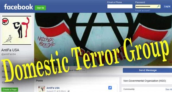 Antifa Domestic Terror Group